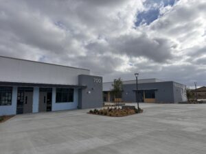 Outdoor view of school building